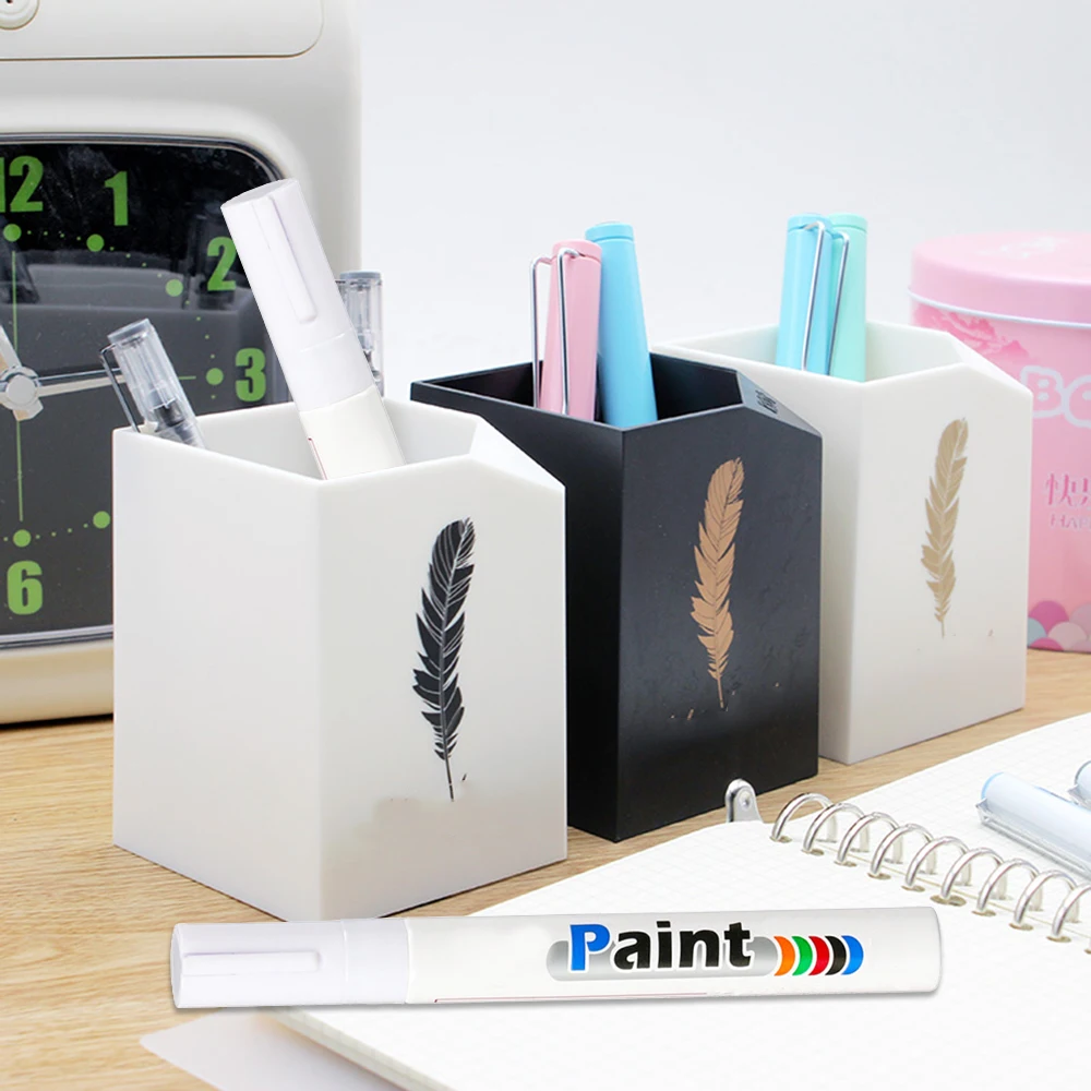 Waterproof Permanent Paint Marker Pen For Car Tyre Tire Tread Rubber Metal White Marker Paint By Number