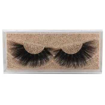 

Ladies Makeup Mink False Eyelashes Handmade Delicate Fluffy Soft Long Eyelashes Natural Eye Makeup Tool