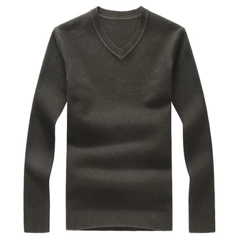 

Sweater Male Fashion Vintage New Style V Neck Mens Sweaters And Pullovers Casual 2019 Autumn Sweater Thick Cashmere M-8XL 7XL