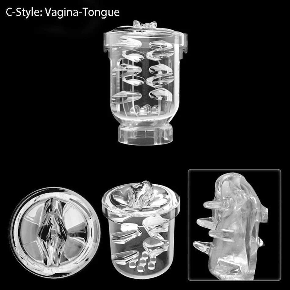 Electric Masturbation Cup Interior Oral Vagina Anal Replacement Accessory For Easy Love Air Sucking Male Masturbator Sex Toys