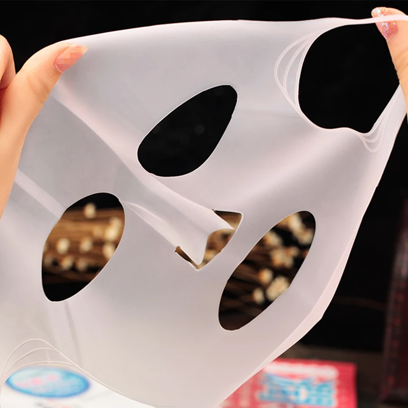 Абсолютно новая силиконовая увлажняющая маска для лица 1 упаковка многоразовая увлажняющая маска для лица Покрытие уход за лицом средство для блокировки воды