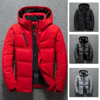 

Men's Winter Warm Duck Down Ski Jacket Snow Hooded Coat Climbing Oversize