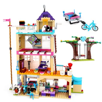 

01063 Building blocks 10859 Compatible Friends 41340 Bricks for girl Friendship House figures toys for children