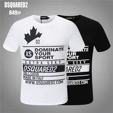 Aliexpress - 2021 new Dsquared2 men’s and women’s T-shirt fashion street style printing casual O-neck short-sleeved pattern DSQ