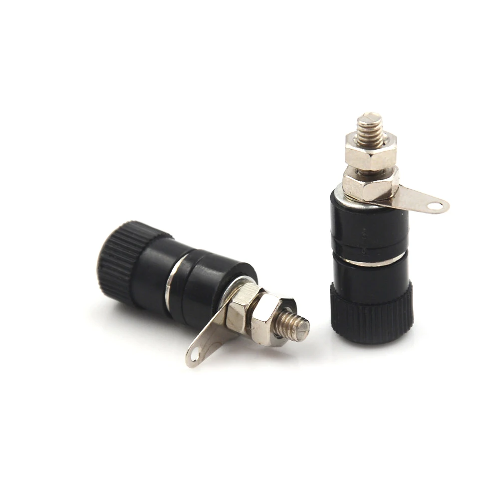 4mm 4pcs/lot Binding Post Banana Plug Jack Mount Terminal Blocks Amplifier Connector Wholesale | Обустройство дома