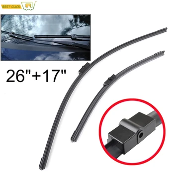 

Misima Windshield Windscreen Wiper Blades Fit For Peugeot 207 207CC 207SW Front Window Wiper Blade Bracketless Specific Fit