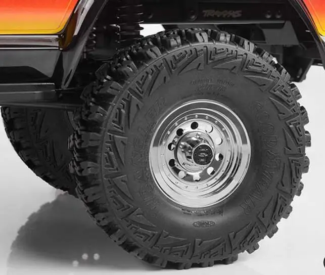 4x классические хромированные 1 9 &quotколеса Beadlock для trx4 Defender Ford Bronco AXIAL SCX10 D90 D110 TAMIYA