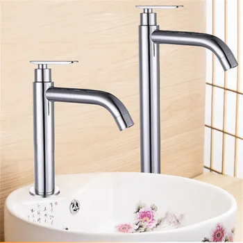 

Basin Faucet Stainless Steel Single Cold Basin Mixer Water Tap Bathroom Basin Faucet Bathroom Tap Cold Bathroom Sink Faucet