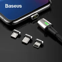 Baseus магнитное зарядное устройство USB кабель адаптер для iPhone samsung huawei Быстрая зарядка Micro usb type C кабель магнит зарядное устройство адаптер