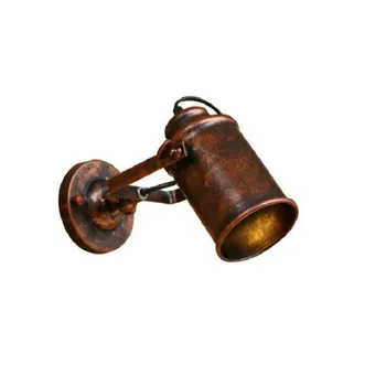 

Retro industrial style creative personality restaurant bar aisle corridor wrought iron folding decorative wall lamp WF1023