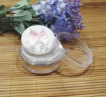 

10/20/30pcs Plastic Empty Loose Powder Empty Box Makeup Jar Container Travel Puff Box Sifter Container Cosmetic Case