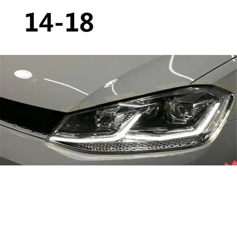 Drl Automovil Запчасти для укладки Neblineros Led Para Автомобильные фары Задние Автомобильные фары в сборе 14 15 16 17 для Volkswagen Golf 7