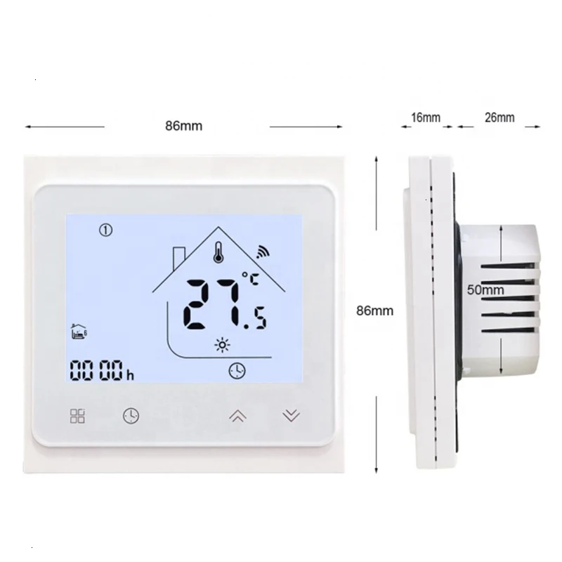 BHT-002 Tuya Wifi умный газовый котел термостат 3а температура приложение дистанционное управление для воды/газовый котел работа с Alexa Google Home