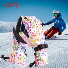 FAVSPORTS, новые мужские и женские лыжные перчатки, флисовые перчатки для сноуборда, Зимние перчатки для езды на мотоцикле, ветрозащитные водонепроницаемые зимние перчатки