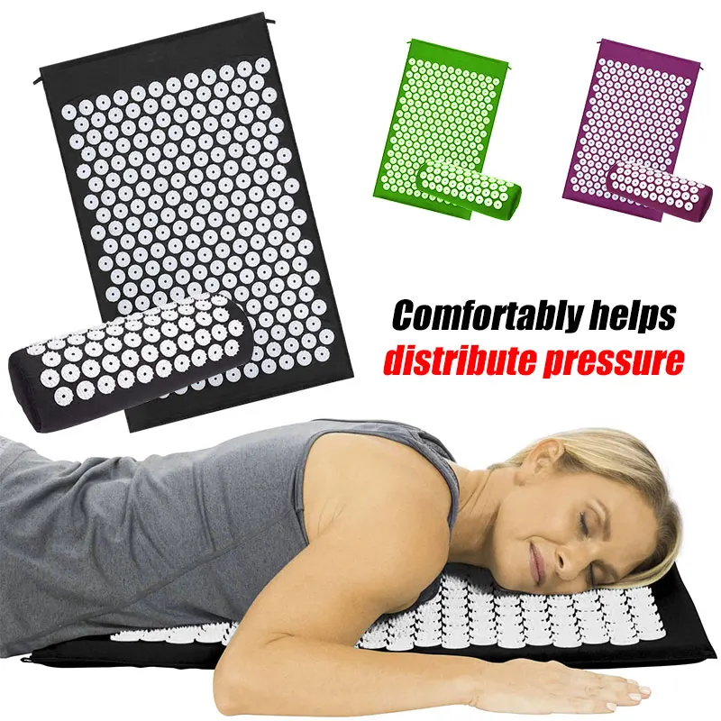 Massage Mat Acupressure Yoga Spike Relieve Back Body Pain AliExpress