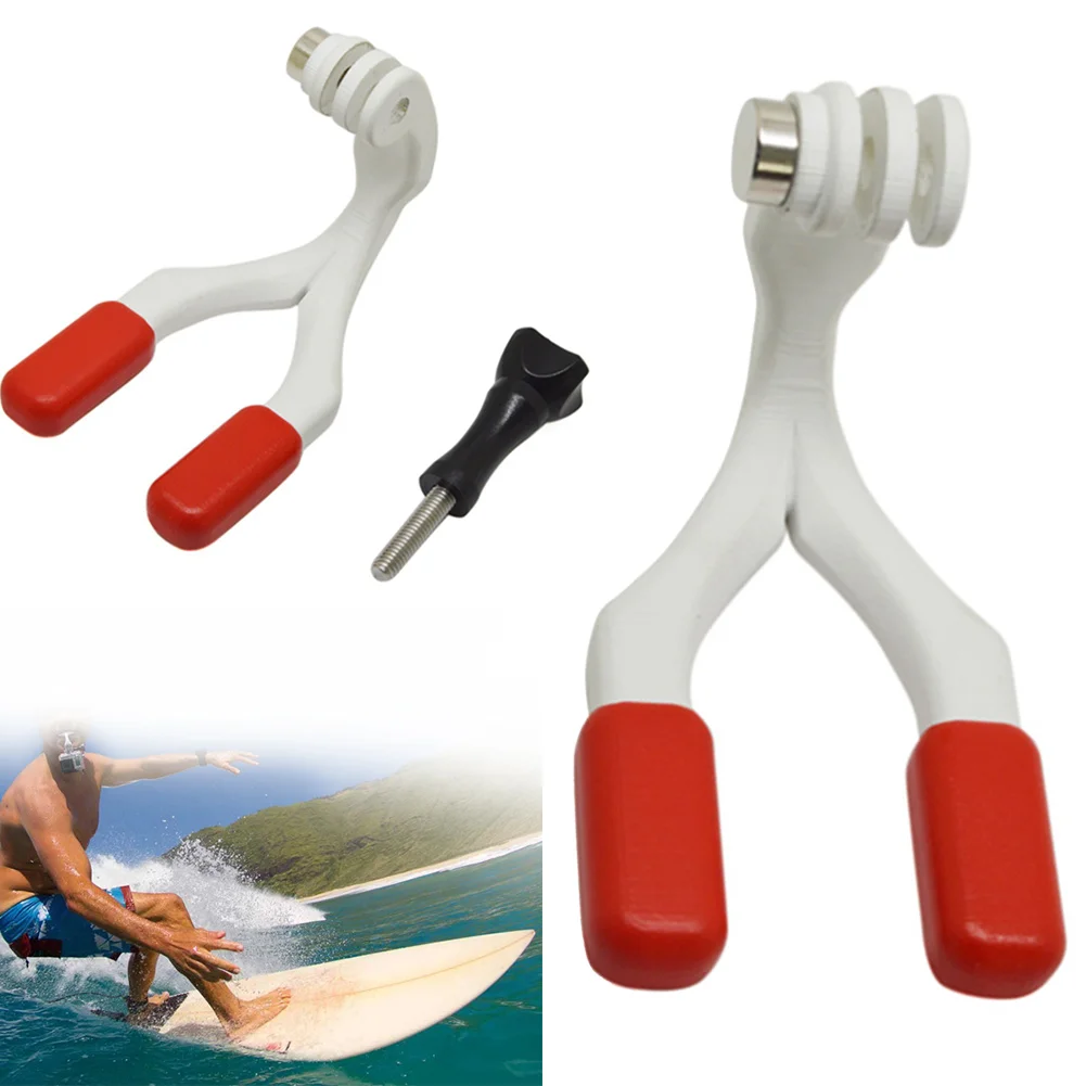 Bite Portable Red Lightweight Mouth Mount Set Snowboard Durable Surf Braces Connector PC Surfing Easy Breath For Gopro Hero | Электроника