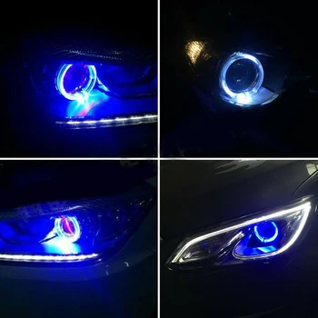 

LED Angel Eye bulbs Headlight Halo Ring For BMW E90 E91 Aluminum Alloy