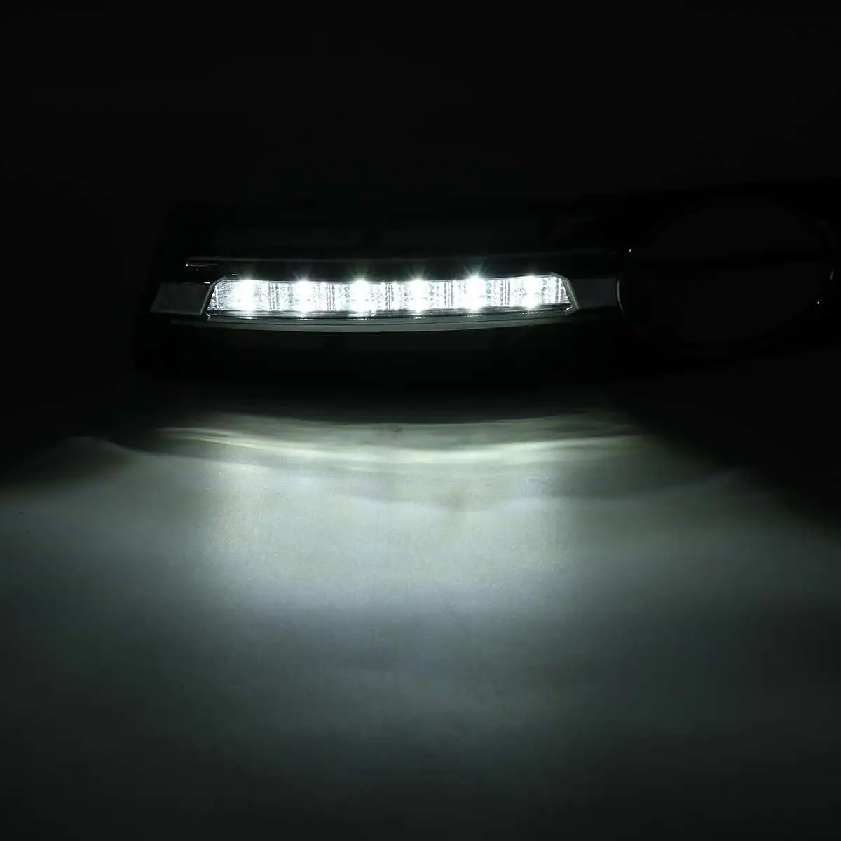 Skup Led Drl dla VW Passat B6 2007 2008 2009 2010 2011 Turn Signal światła do jazdy dziennej zderzak przedni światła przeciwmgielne światło dzienne DRL