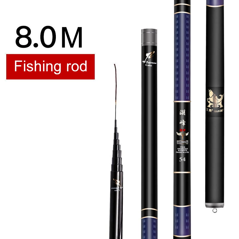 

Portable Telescopic Fishing Rod Ultralight Hard Fishing Stick for Travel 3.6/4.5/5.4/6.3/7.2/8 &T8