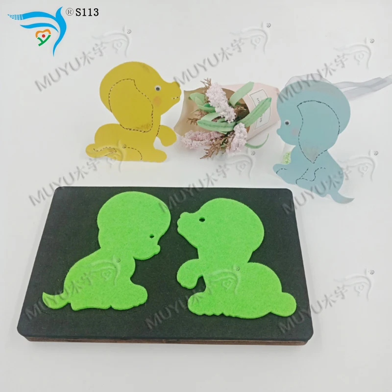 

Lovely puppy-S113 DIY new wooden mould cutting dies for scrapbooking Thickness/15.8mm/