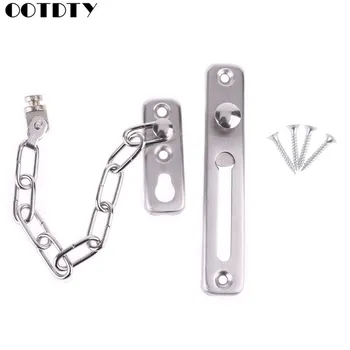 

1-Pack Anti-Theft Door Chain Stainless Steel Sliding Bolt Door Lock Security Chain for Home Hotel Safety Supplies