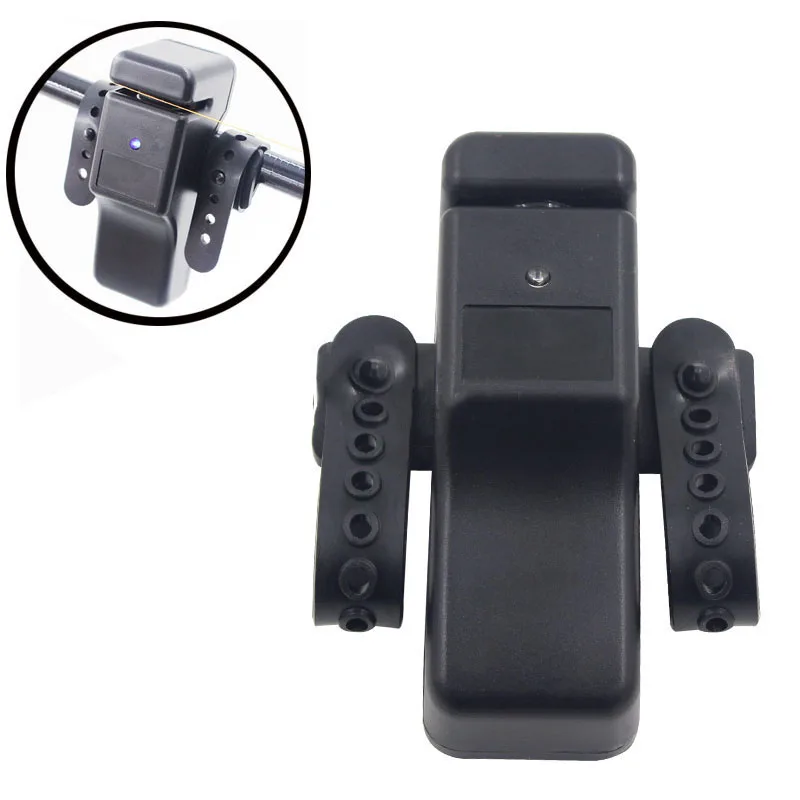 

1 Pack Electronic LED Fish Bite Light Alarm Alert Clip On Fishing Rod Black