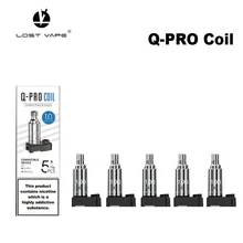 Lost Vape ORION Q-PRO, Обычная Катушка 1.0ohm, подходит для Lost Vape ORION Q-PRO Pod Kit, электронная сигарета, испаритель