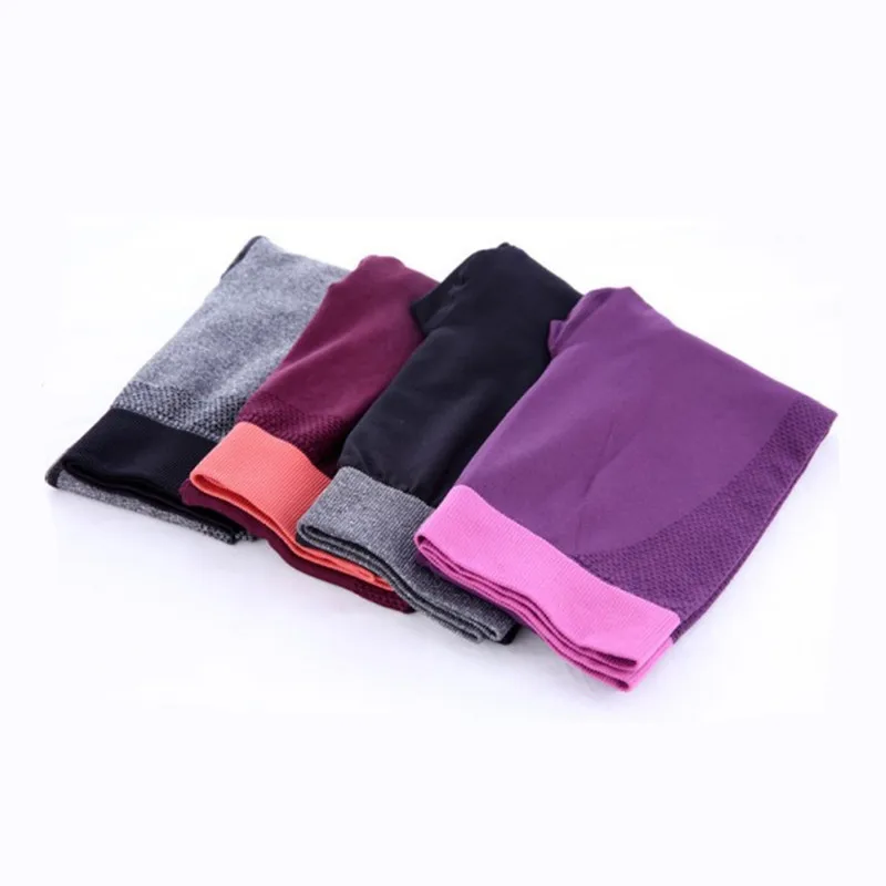 

AliExpress Spring And Autumn Hot Selling Quick-Dry Fitness Pants Women's Seamless Knitted Sports Elasticity Leggings K668