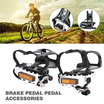 

1 Pair Ride A Bike Practical Pedals Sturdy Riding Bicycle Brake Pedal Instrument Tool Parts Foot Plate Black Dropshipping