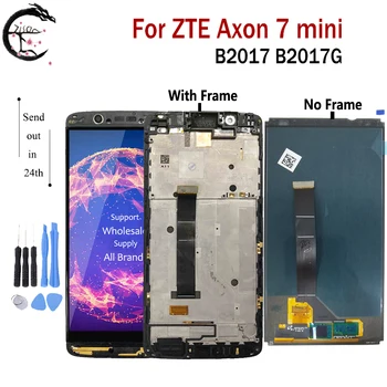 

5.2" LCD + Frame For ZTE Axon 7 mini B2017 B2017G Display Screen Touch Sensor Digitizer Assembly Axon7mini Display Replacement