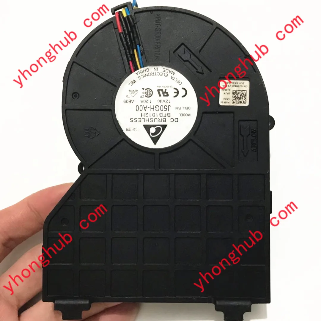 Delta Electronics Bfb1012h J50gh-a00 Ae39 dc 12v 1.20a 128x98x25 mm Ventilador de Refrigeração do Servidor