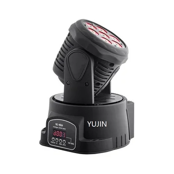 

4pcs/lot Fast delivery mini led moving head light 7*10w RGBW led Stage effect use for DJ Bar Club Disco Home entertain
