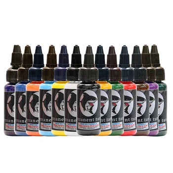 

1 Oz/Bottle Tattoo Ink Set Microblading Permanent Makeup Art Pigment 14 Colors Cosmetic Tattoo Paint For Tattoos