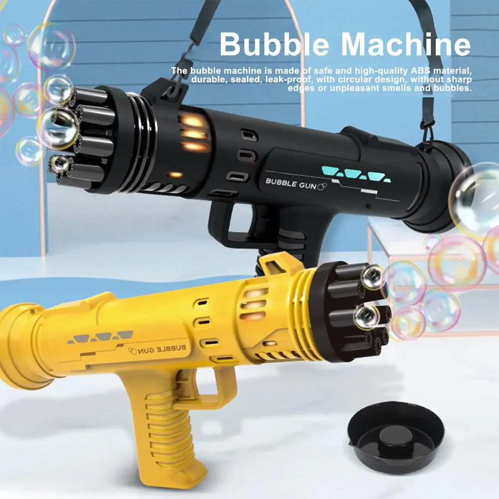 Electric Mortar Bubble Gun Toy With Light Summer Soap Water Machine 2-in-1 For Children Gift Toys | Игрушки и хобби