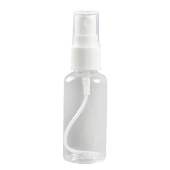 

10 pcs Transparent Empty 30ml 50ml Shampoo Spray Bottle Plastic Perfume Atomizer #
