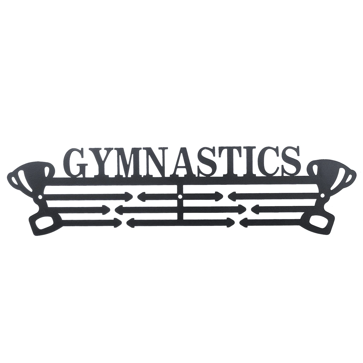 gymnastics Вдохновляющая медаль Вешалка металлическая медаль держатель спортивная медаль дисплей стойка держать 36+ медали - Цвет: gymnastics