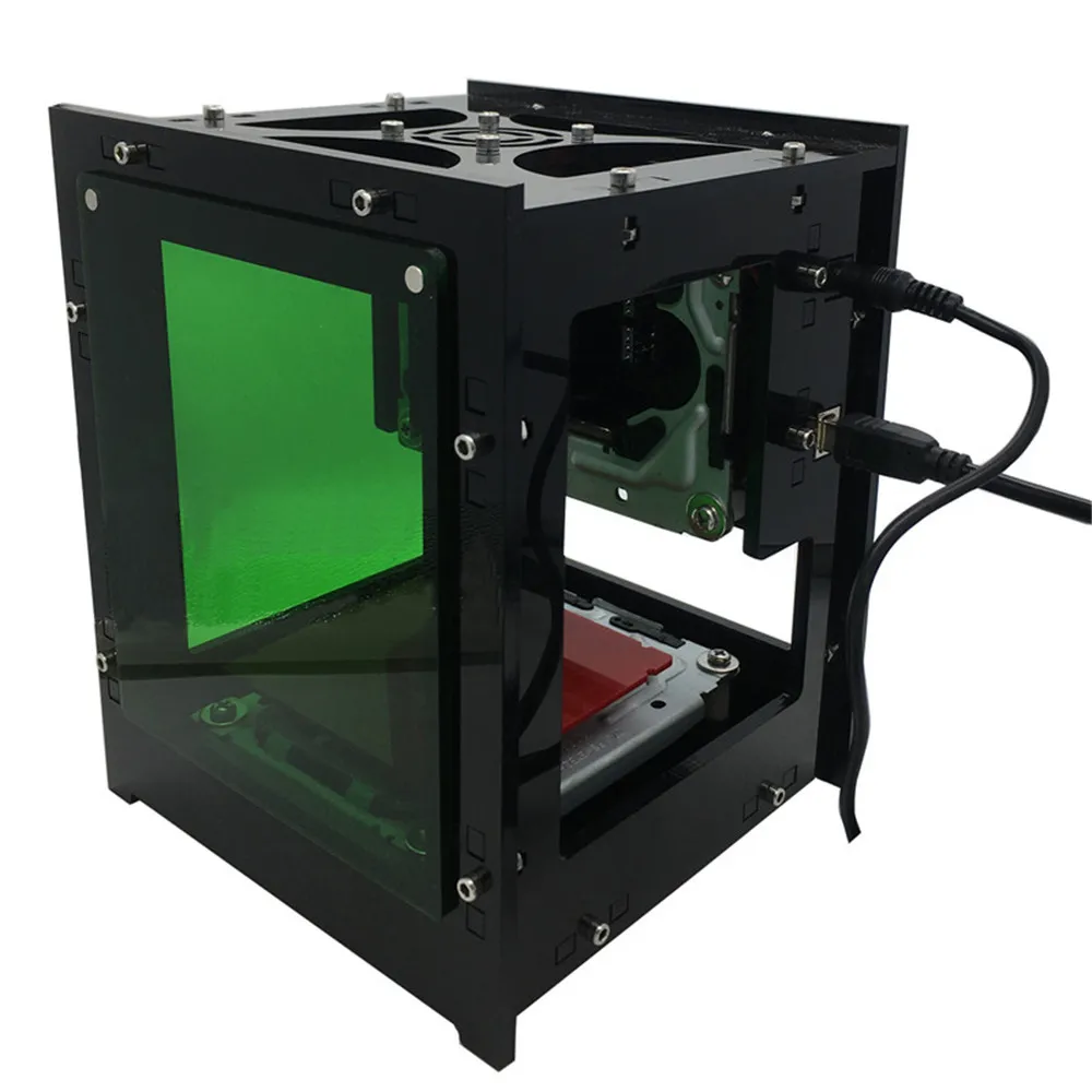 

1000mW Micro desktop CNC Laser Engraver DIY Logo Mark Printer Laser Engraving Carving Machine for Home Use Handicraft Wood Tool