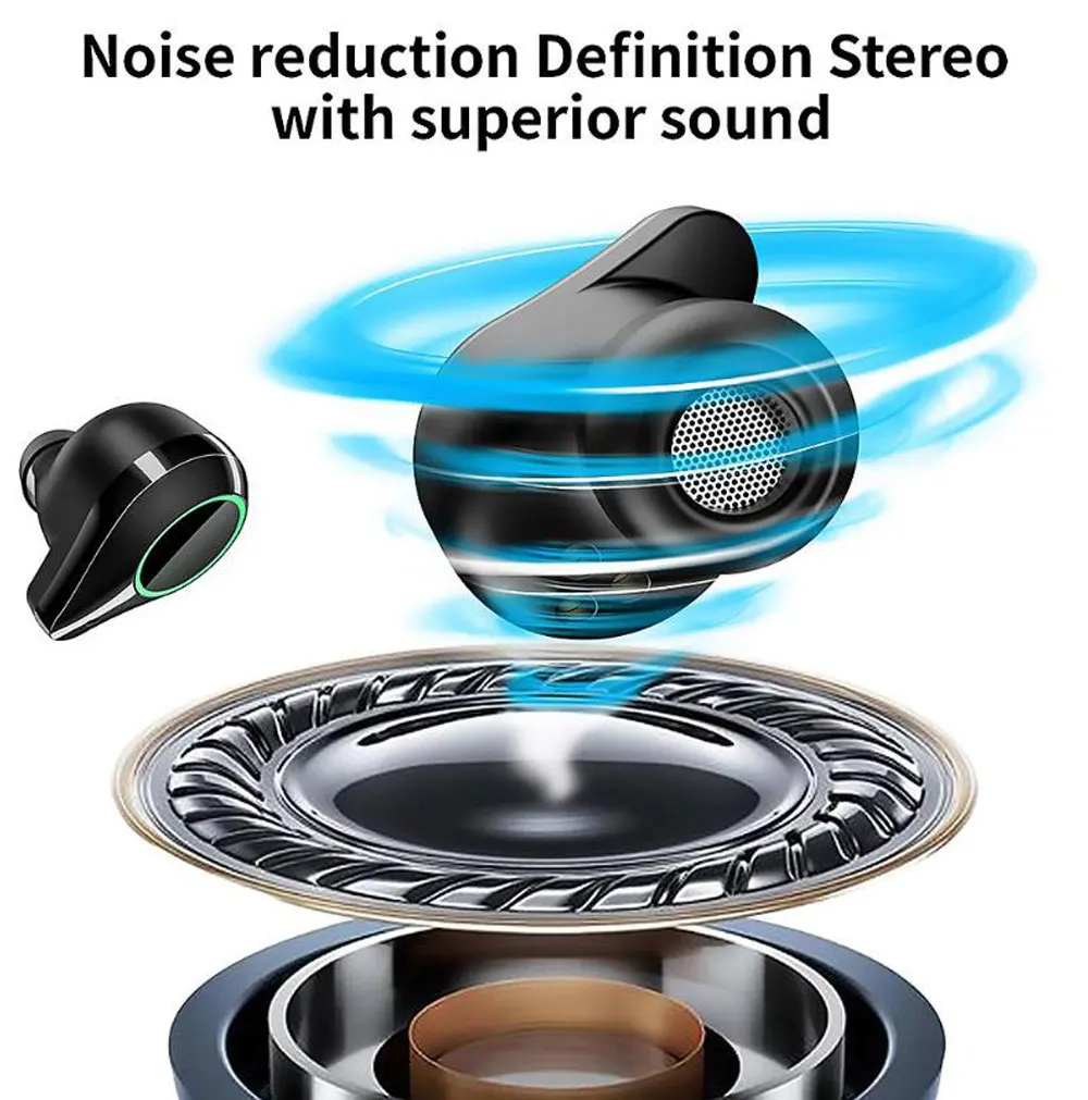 T9 TWS Bluetooth V5.0 гарнитура беспроводные наушники стерео микрофон спортивные наушники 7000 мАч большая емкость для зарядки мобильных устройств