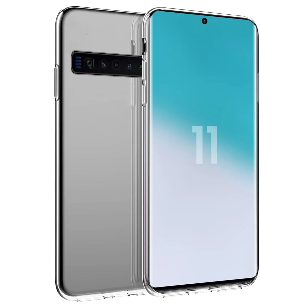 

For Samsung Galaxy S11 Plus S11e Case Slim Soft Clear TPU Shockproof Protective Cover for Samsung A91 A81 A71 Case Transparent