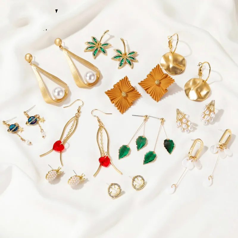 

S925 Needle Tassel Earrings Geometric Earrings Temperament Long Earrings Jewelry Aesthetic Accessories Earrings for Women