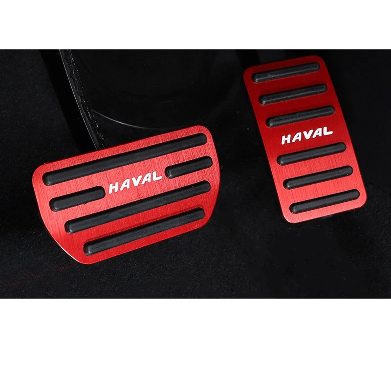 

Lsrtw2017 Aluminum Alloy Car Automatic Gear Accelerator Brake Pedal for Haval F7 F7x Interior Accessories