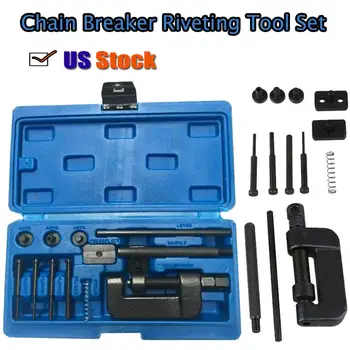 

Deluxe Chain Breaker Kit Motorcycle Deluxe Chain Breaker Kit Cutter Rivet Tool 525/530/630/520 Pitch Accessories ATV