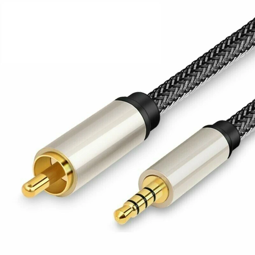 Цифровой коаксиальный аудио видео кабель стерео SPDIF RCA к 3 5 мм угловой штыревой