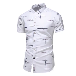 Moda 9 estilo design de manga curta camisa casual impressão praia blusa masculina 2021 roupas verão mais asiático tamanho M XXXL 4xl 5xl