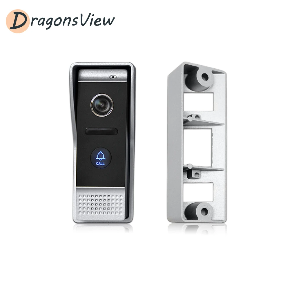 Видеодомофон Dragonsview проводной телефон для домашней двери 4 3 дюйма монитор с 1200