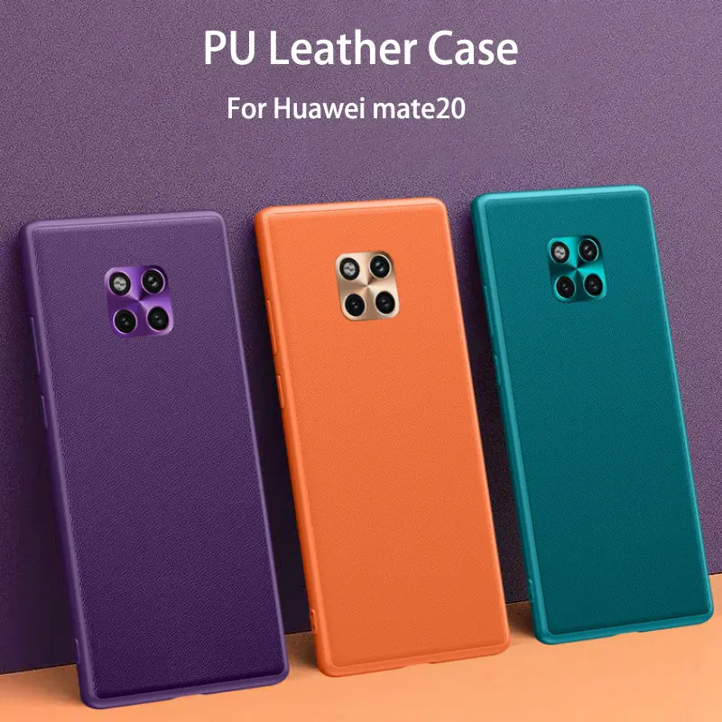 Тонкий кожаный чехол для huawei mate20 Модный чехол-накладка mate30 новый защитный из ПУ pro