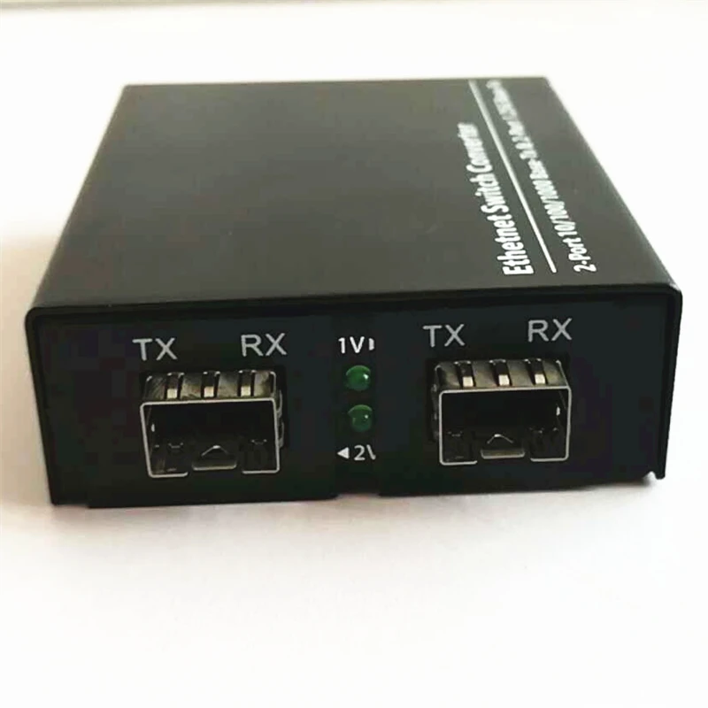 GoFibereasy для программирования в производственных условиях к RJ45 волоконно-оптический аудио-видео конвертер Gigabit Ethernet переключатель G1000S-2SFP-2TX с 2-Порты и разъёмы слот SFP до 2-Порты и разъёмы RJ45 TX