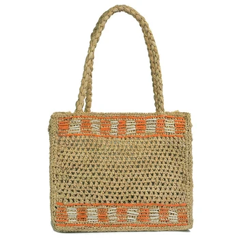 

Summer Beach Bag French Style Handbags Women Raffia Straw Bag Jeanne Damas Elegant Tote Travel Shopper Bag Clutch