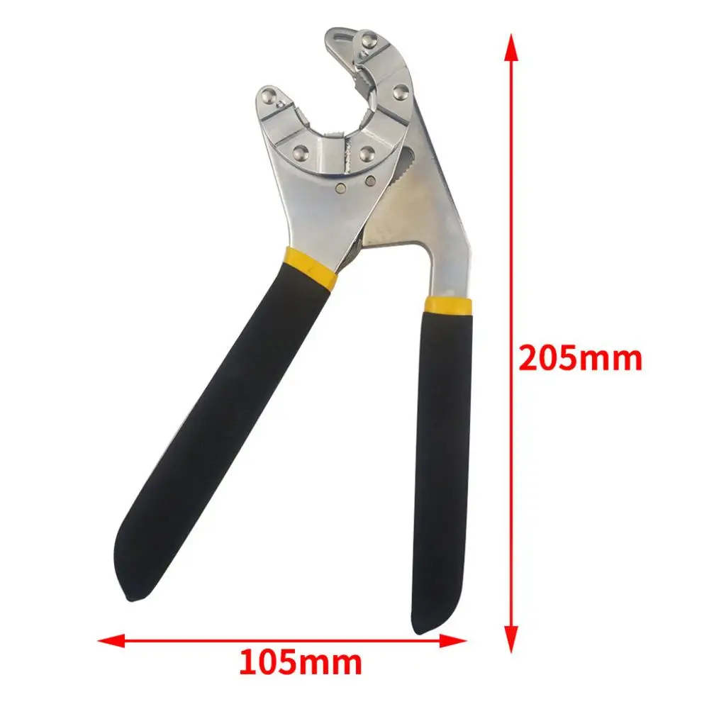 8 Inch Multi-Function Universal Wrench Adjustable Vintage Hexagon Wrench Craftsman Grip Pliers Span