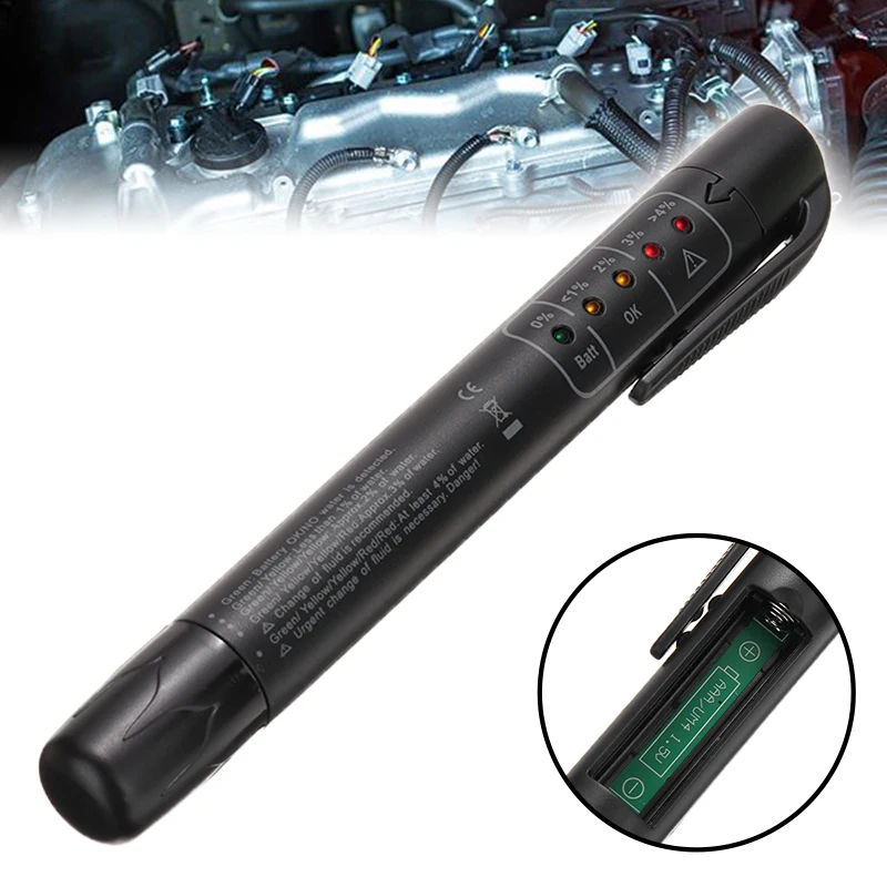 

1pc Brake Fluid Tester Car Brake Fluid Digital Tester Suitable For Determining Brake Fluid Accessories Tool